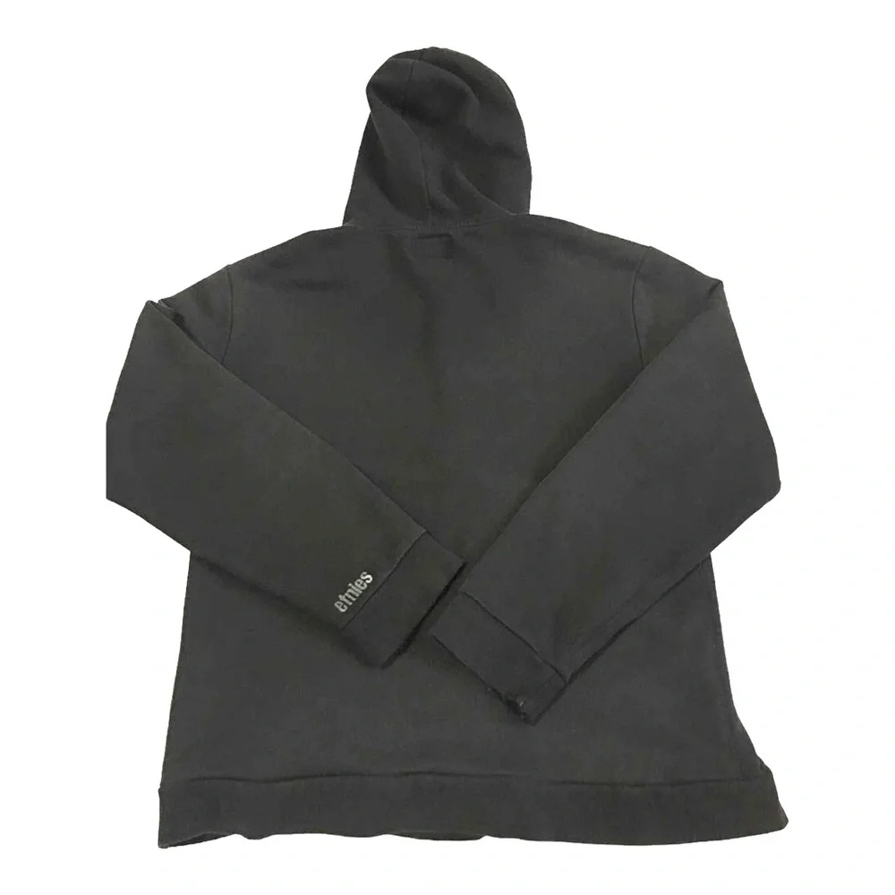 Etnies Y2K Mens Thrashed Zip Sweatshirt Hoodie XL Skate Grunge Baggy Oversized